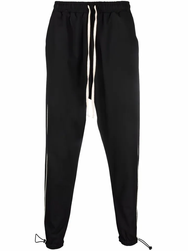 High-Waisted Tapered Trousers