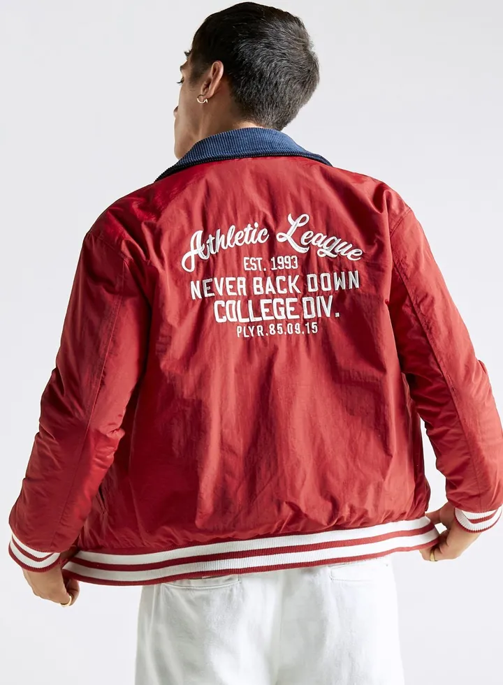 Embroidered Jacket With Pocket