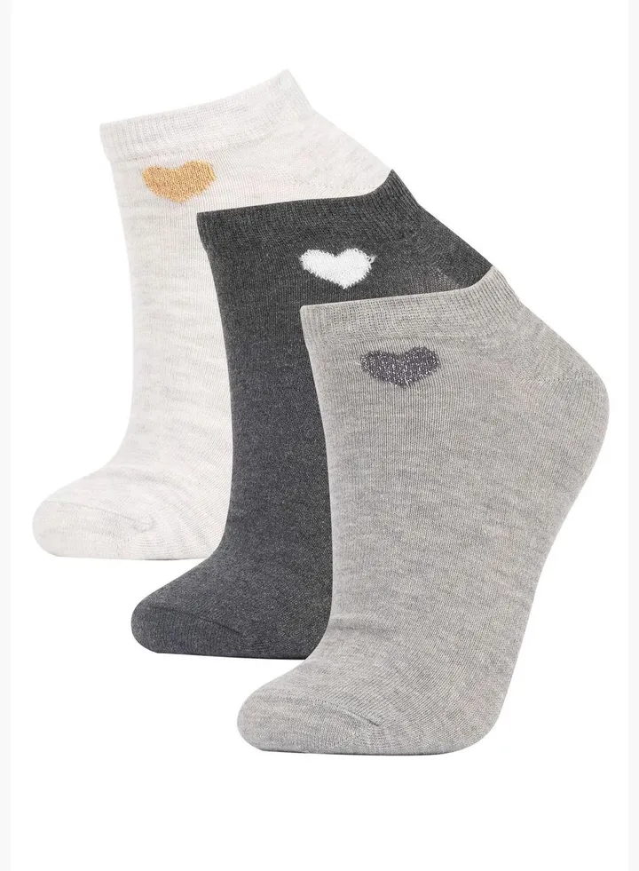 3 Pack Woman Low Cut Socks