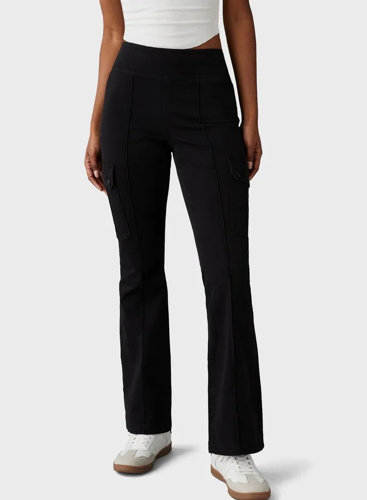 High Waist Cargo Pants