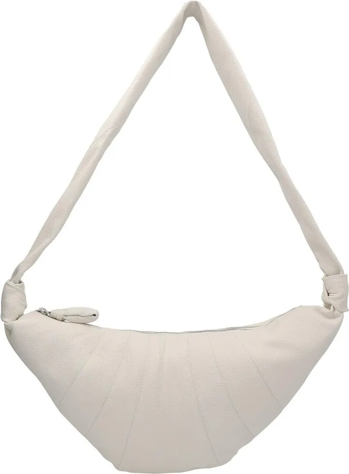 Croissant Zip-up Medium Crossbody Bag