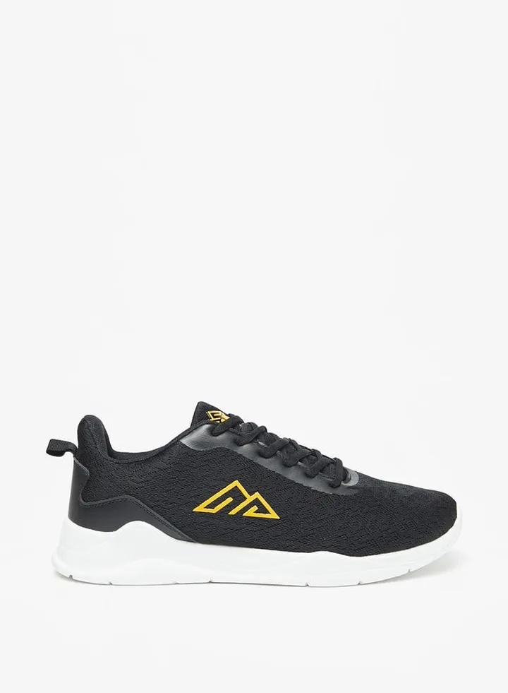 Men's Logo Print Lace-Up Sports Shoes
