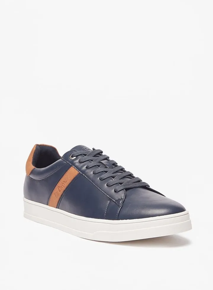 Men'S Casual Sneakers With Lace-Up Closure