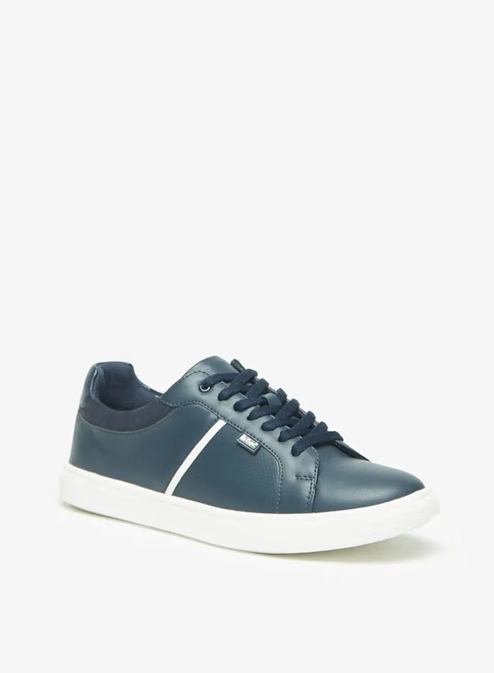Men's Paneled Lace-Up Sneakers