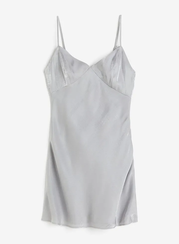 Strappy Satin Dress