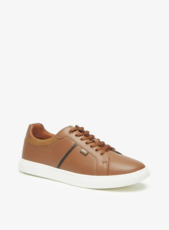 Men's Paneled Lace-Up Sneakers