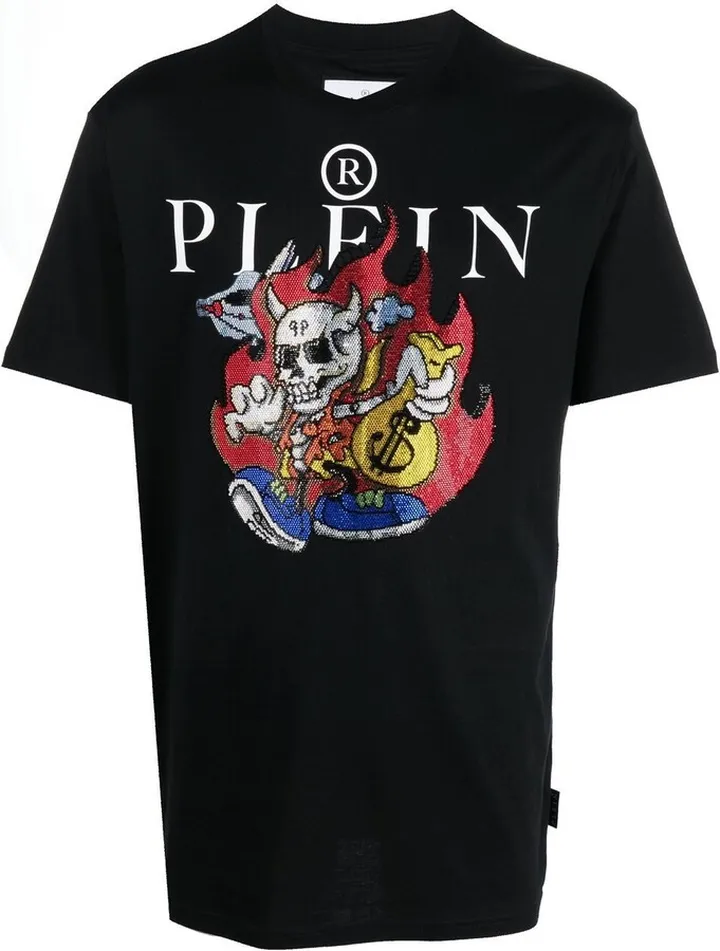 Skully Gang embellished T-shirt