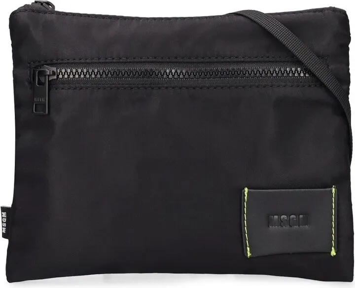 Logo nylon crossbody bag