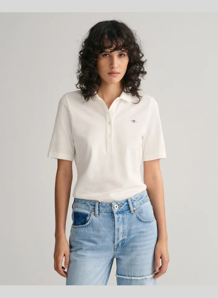 Shield Pique Polo Shirt