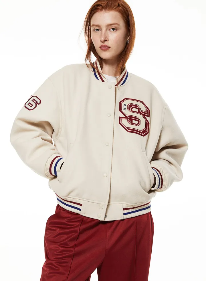 Graphic Bomber Jacket