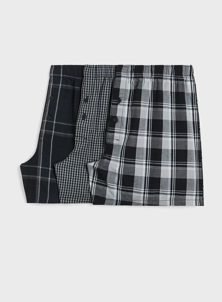 3-Pack Woven Boxer Shorts