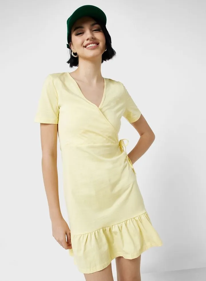 Wrap Tie Dress