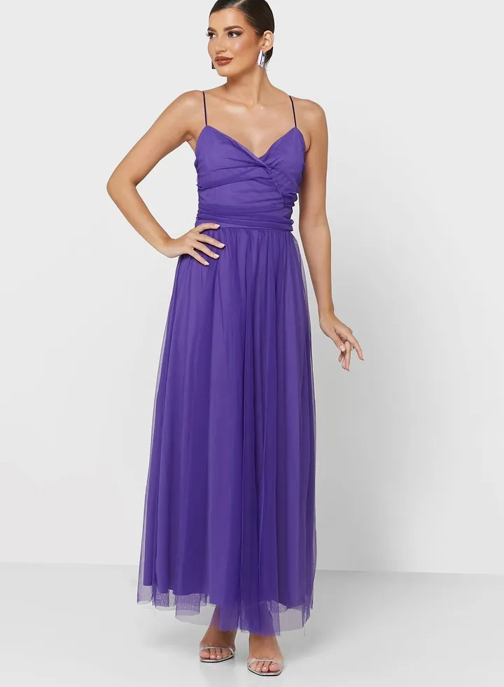 Strappy Tulle Dress