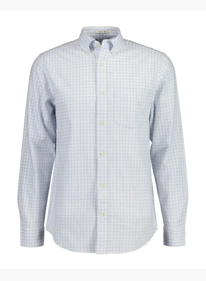 Slim Fit Jaspe Gingham Shirt