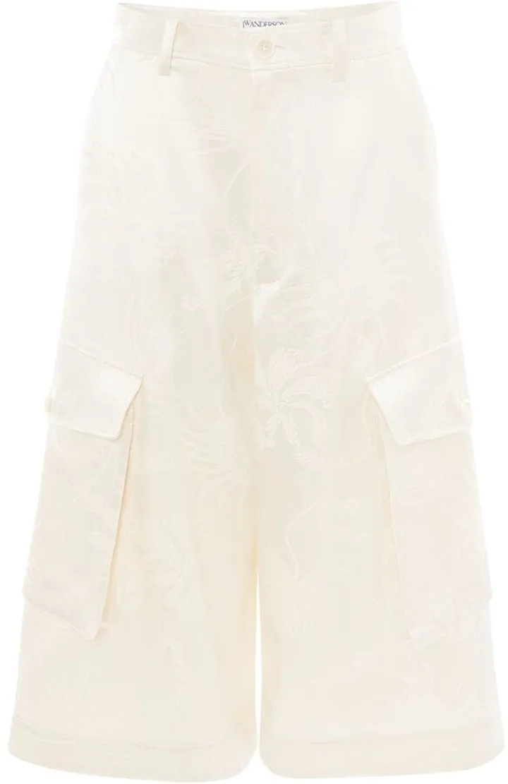 Cropped Cargo Trousers