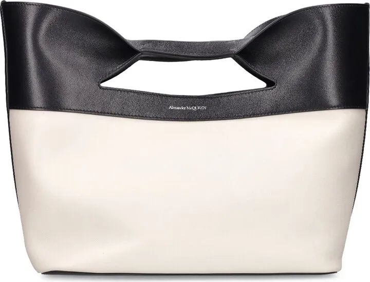 Small The Bow leather tote bag