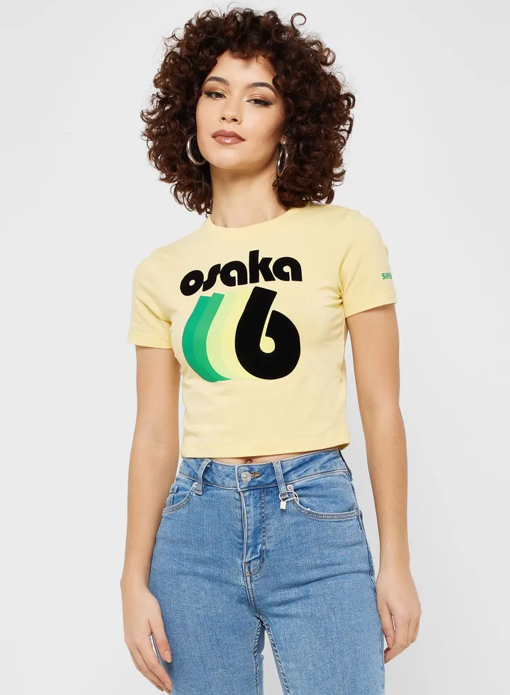 Crew Neck Graphic T-Shirt