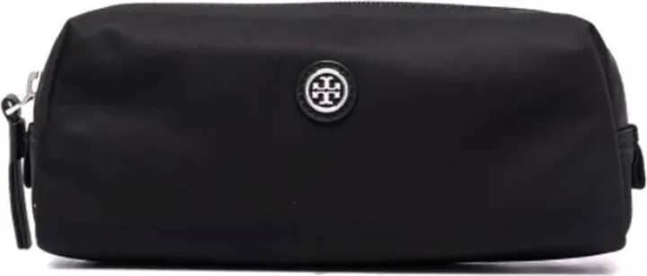 Tory Burch Logo Plaque Make-Up Bag