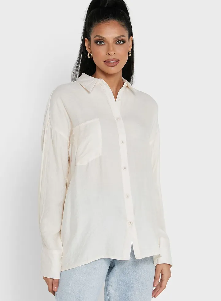Linen Lose Fit Shirt