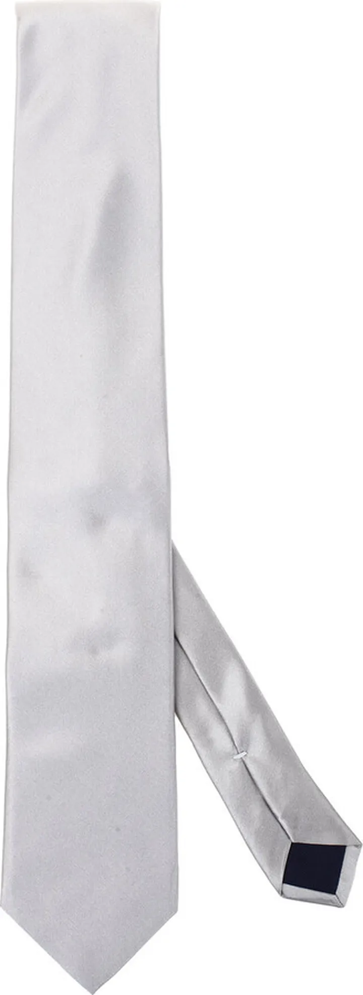Pearl gray silk tie