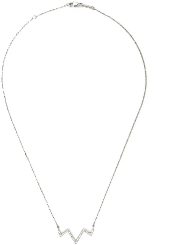 18kt white gold Lady Stardust diamond necklace