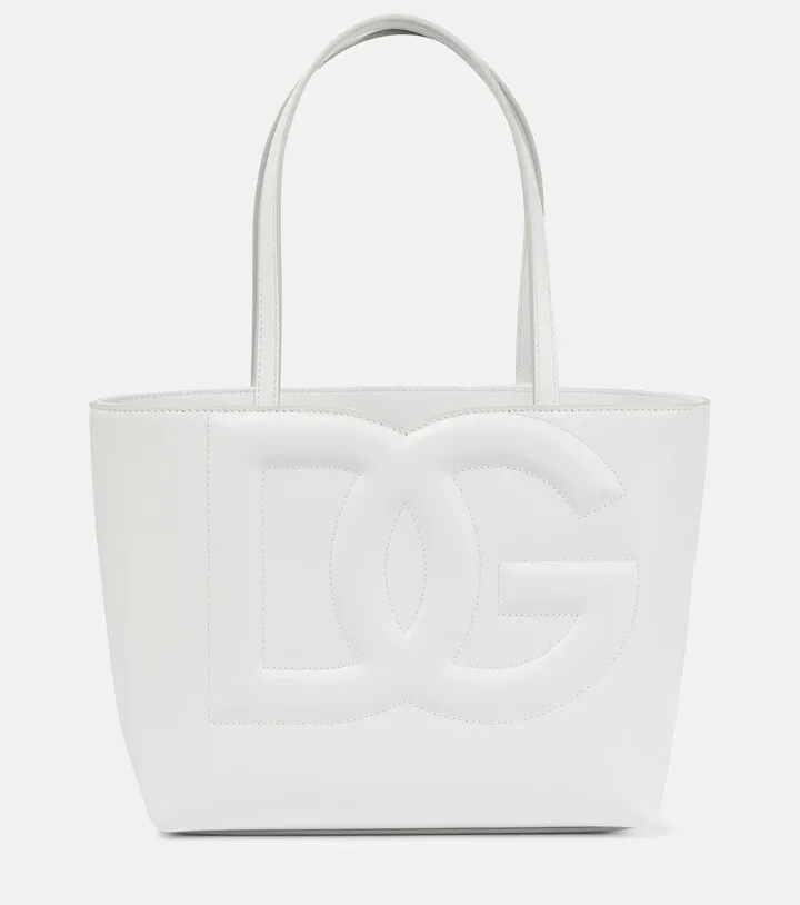 DG Medium leather tote bag
