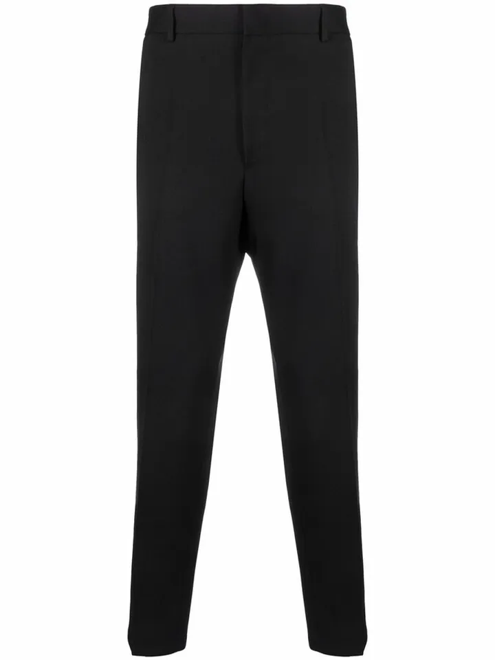 Cropped Straight-Leg Trousers