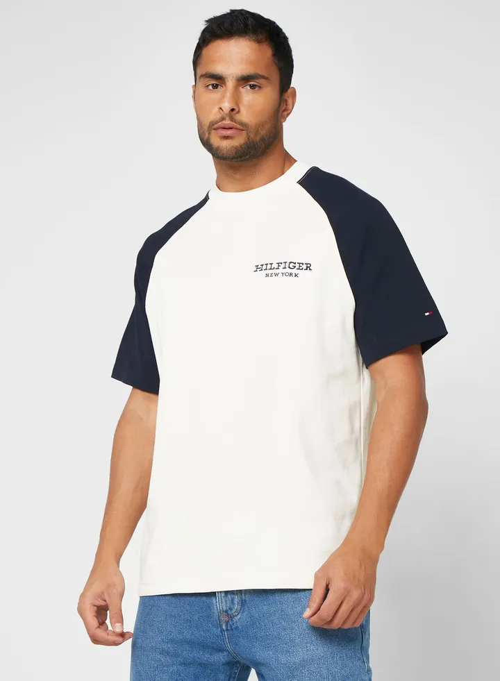 Color Block Crew Neck T-Shirt