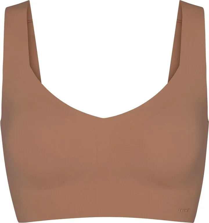Naked Plunge Longline Bra | Sienna