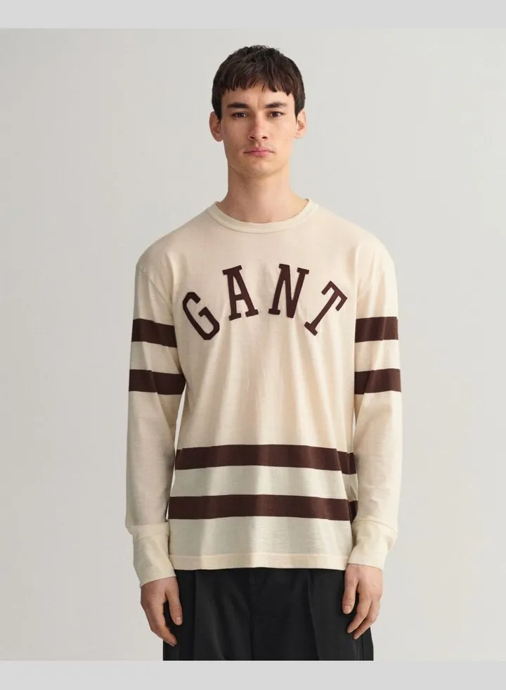 GANT Wool Jersey Long Sleeve T-Shirt