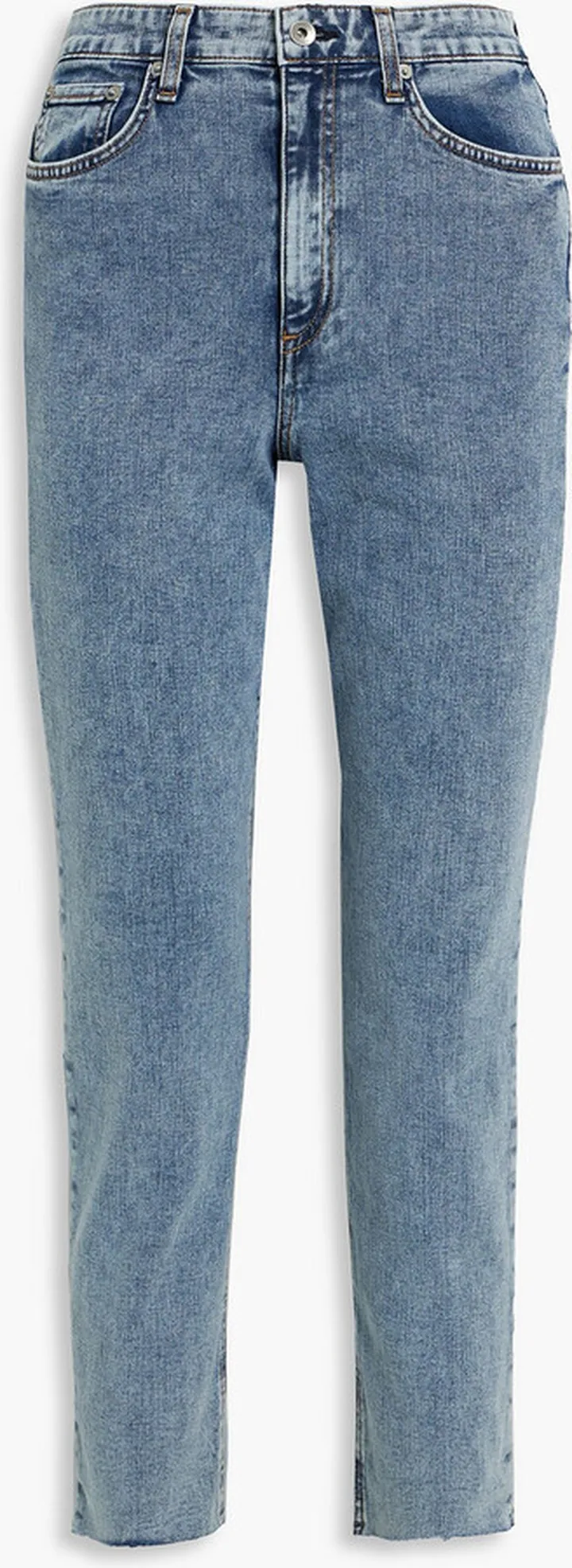 Nina high-rise tapered jeans