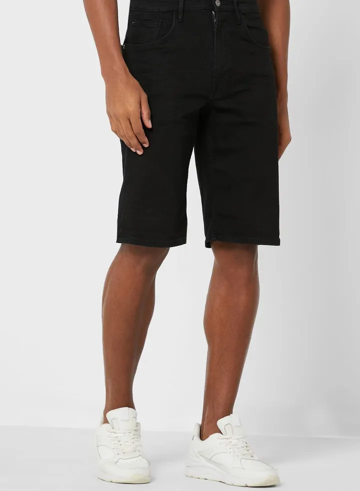 Rinse Denim Shorts