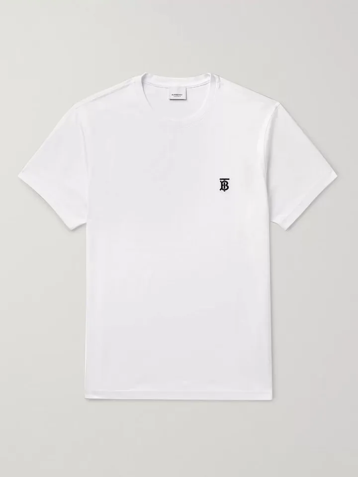 Logo-Embroidered Cotton-Jersey T-Shirt