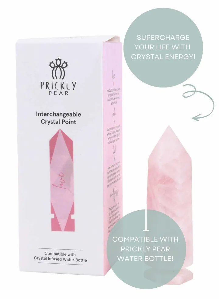 Rose Quartz Interchangeable Crystal Point