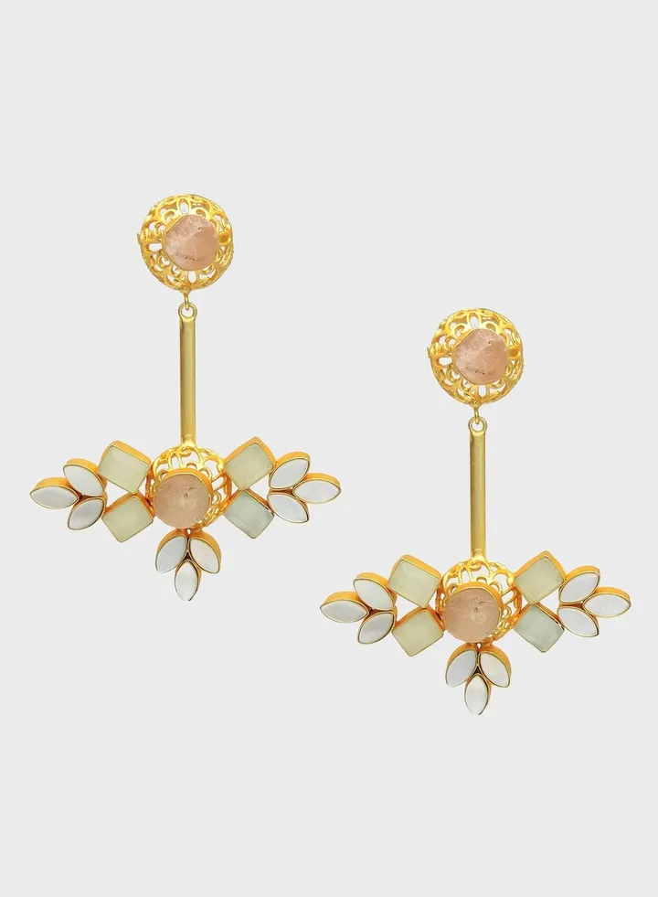 Fiora Embellished Drop Earrings