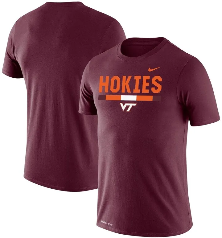 Men's Maroon Virginia Tech Hokies Team Dna Legend Performance T-shirt