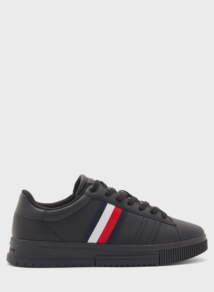 Leather Low Top Sneakers
