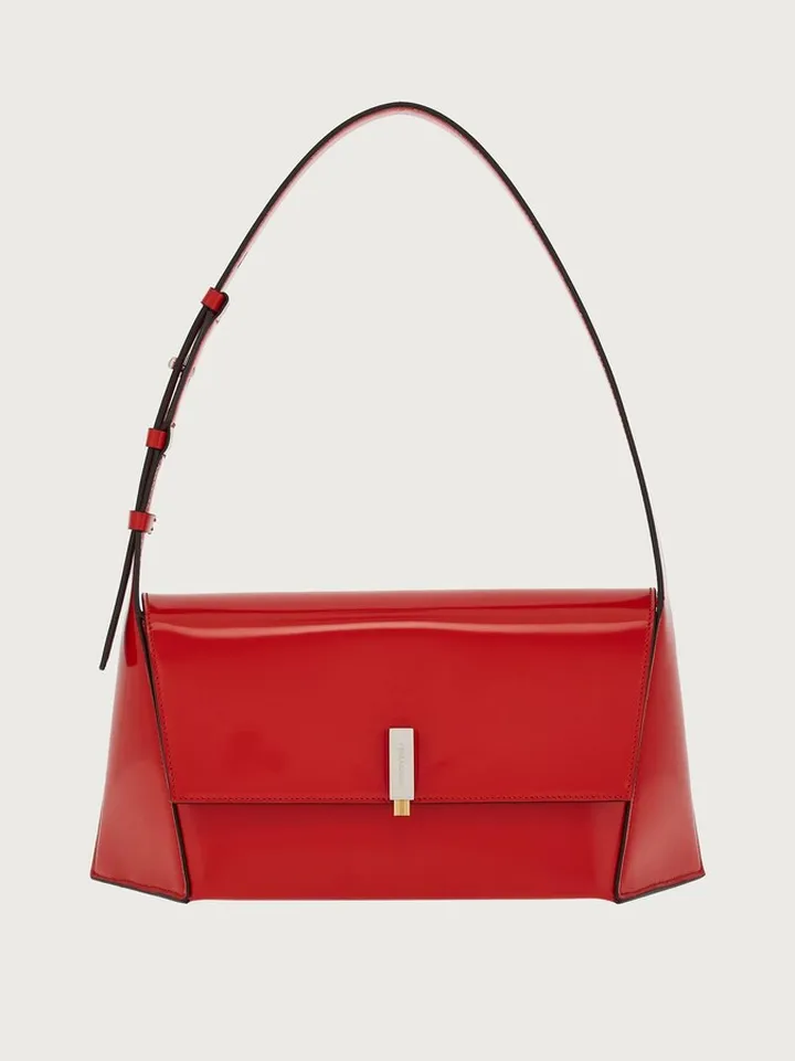 Ferragamo Women Geometric shoulder bag Red