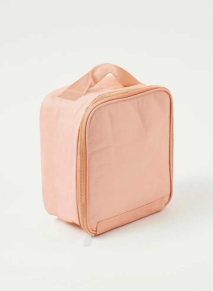 Soft Coral Lunch Cooler Bag