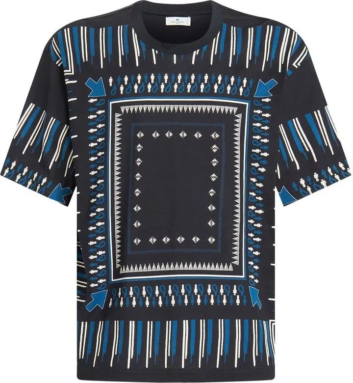 abstract-print cotton T-Shirt