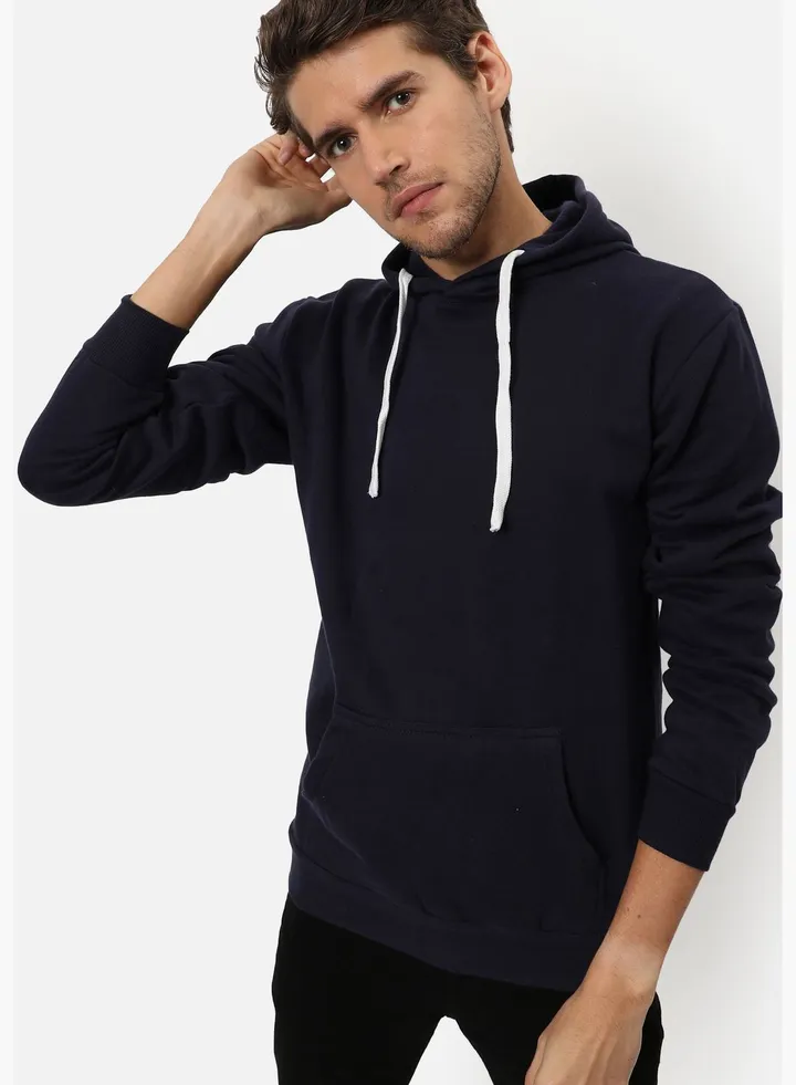 Front Pocket Printed Hoodie