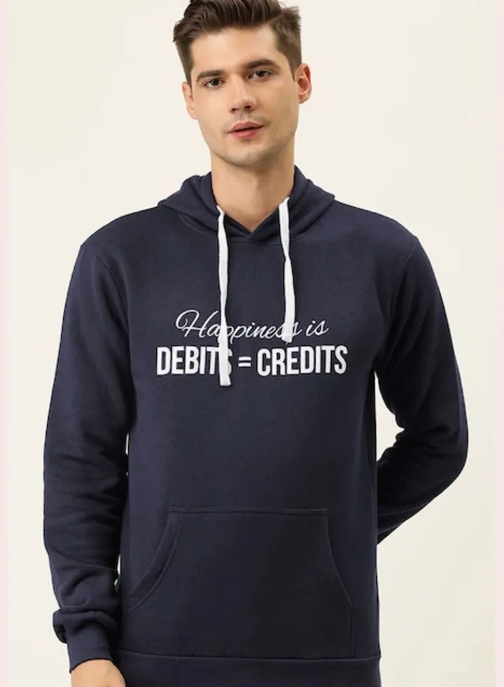 Front Pocket Printed Hoodie