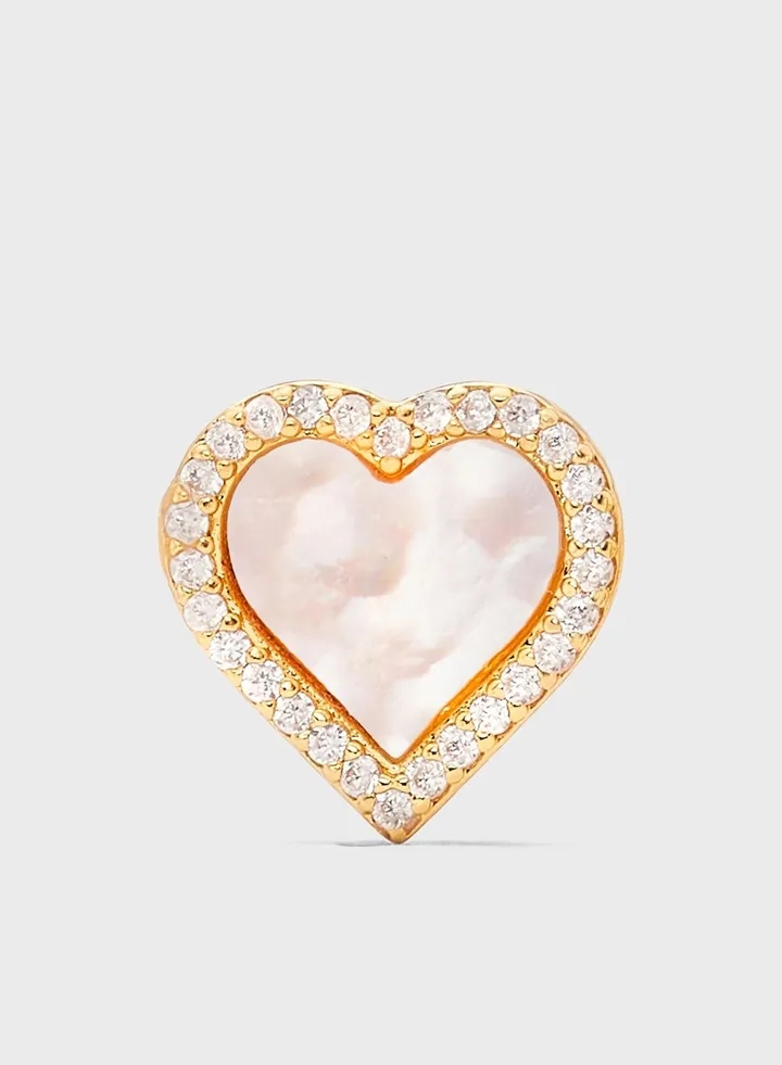 Heart Stud Earrings