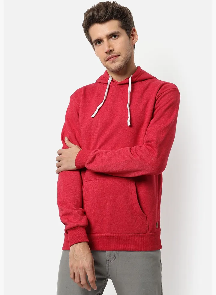 Front Pocket Printed Hoodie