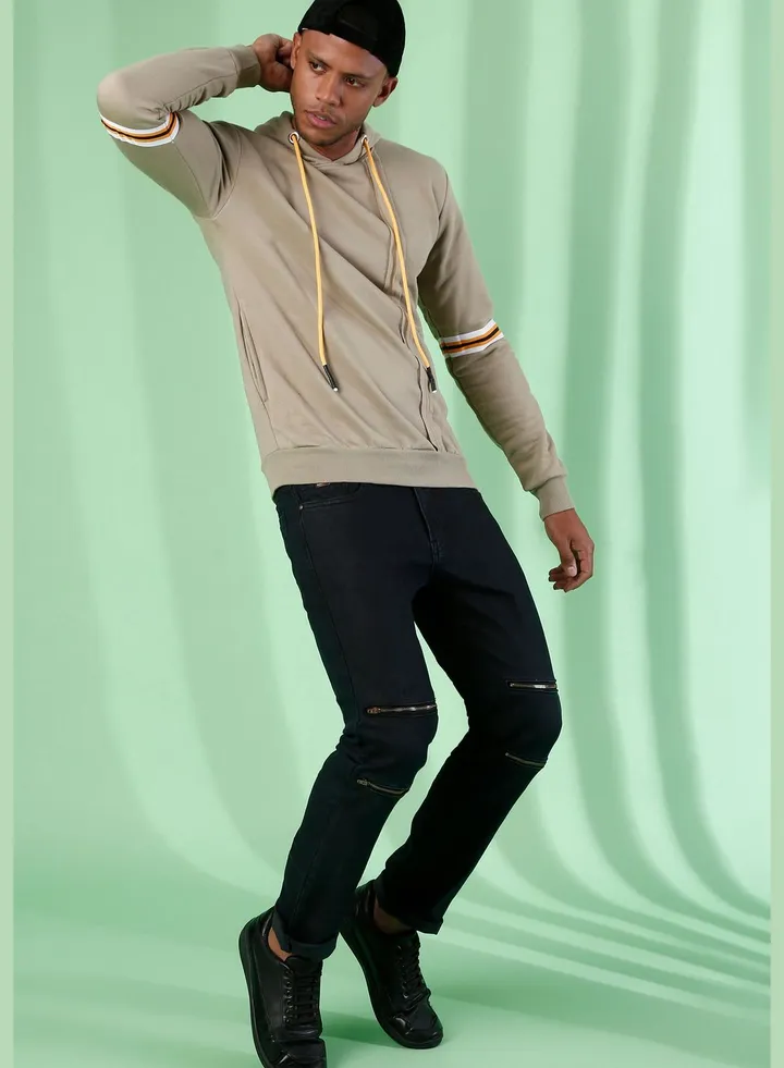 Side Striped Hoodie