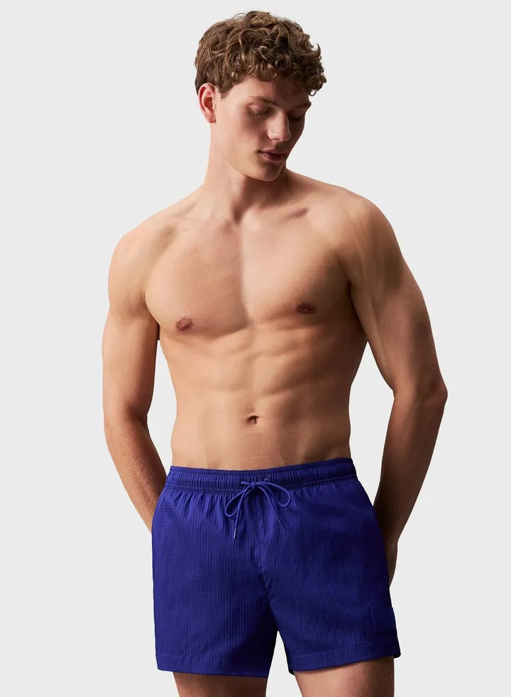 Short Drawstring Swim Shorts
