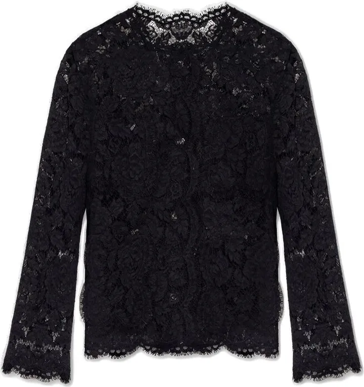 Dolce & Gabbana Long-Sleeved Lace Jacket