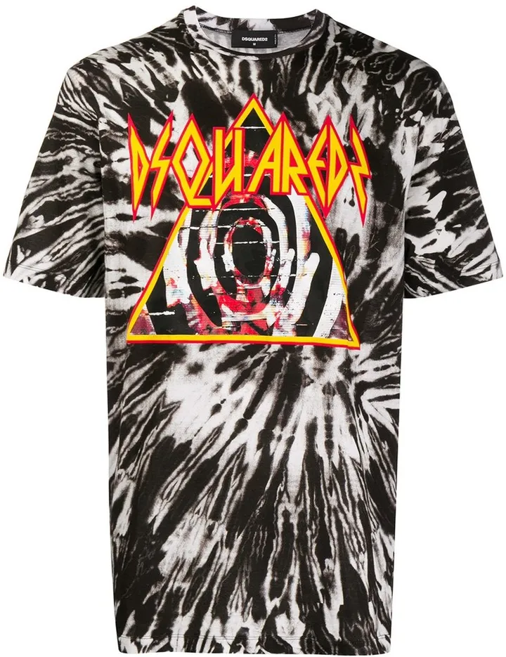 tie-dye printed T-shirt
