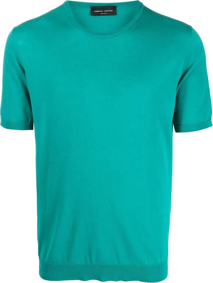 knitted cotton T-shirt