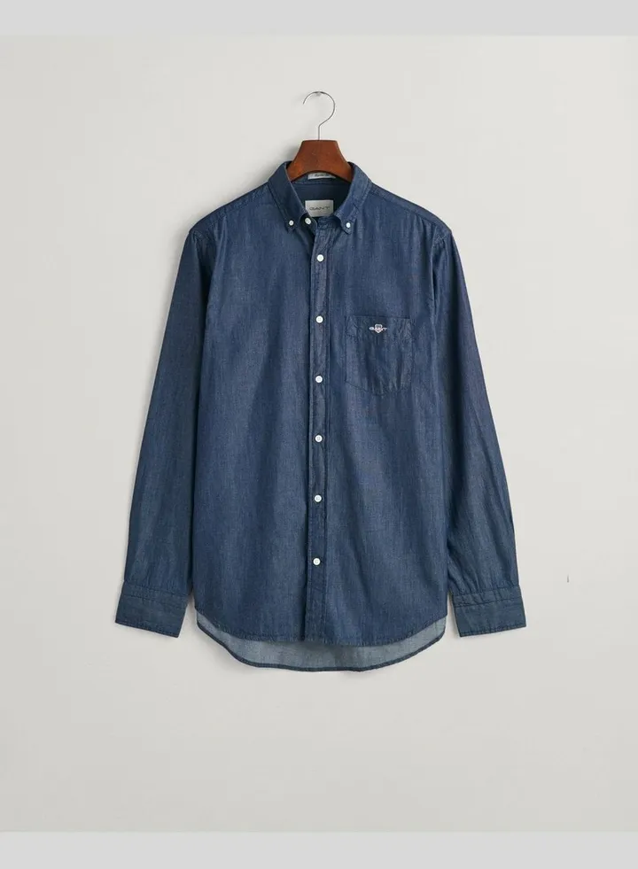 Regular Fit Indigo Shirt